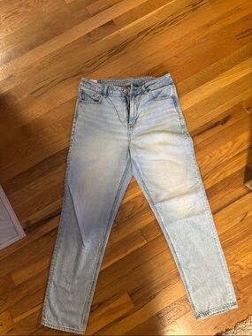 American Eagle Outfitters Light Blue Straight Leg Jeans